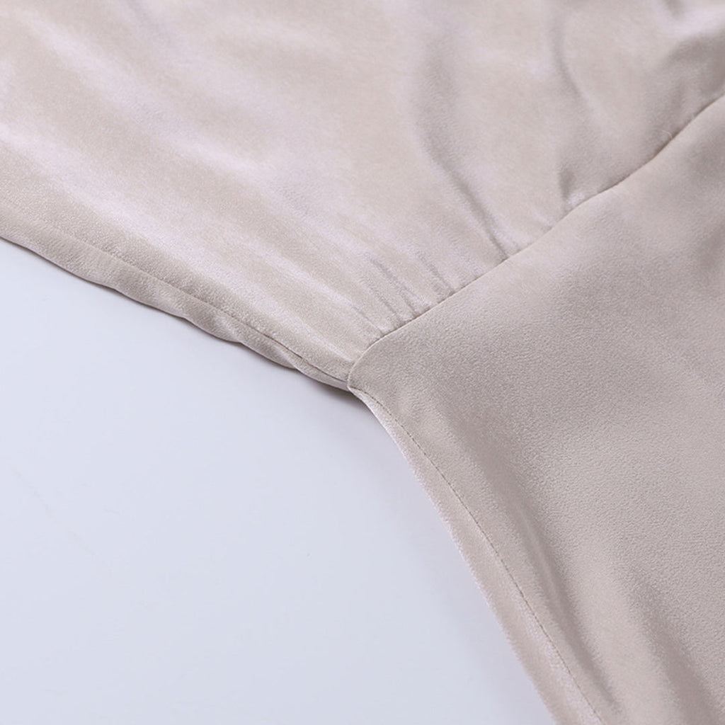 Abito Lungo Scivolato con Spacco