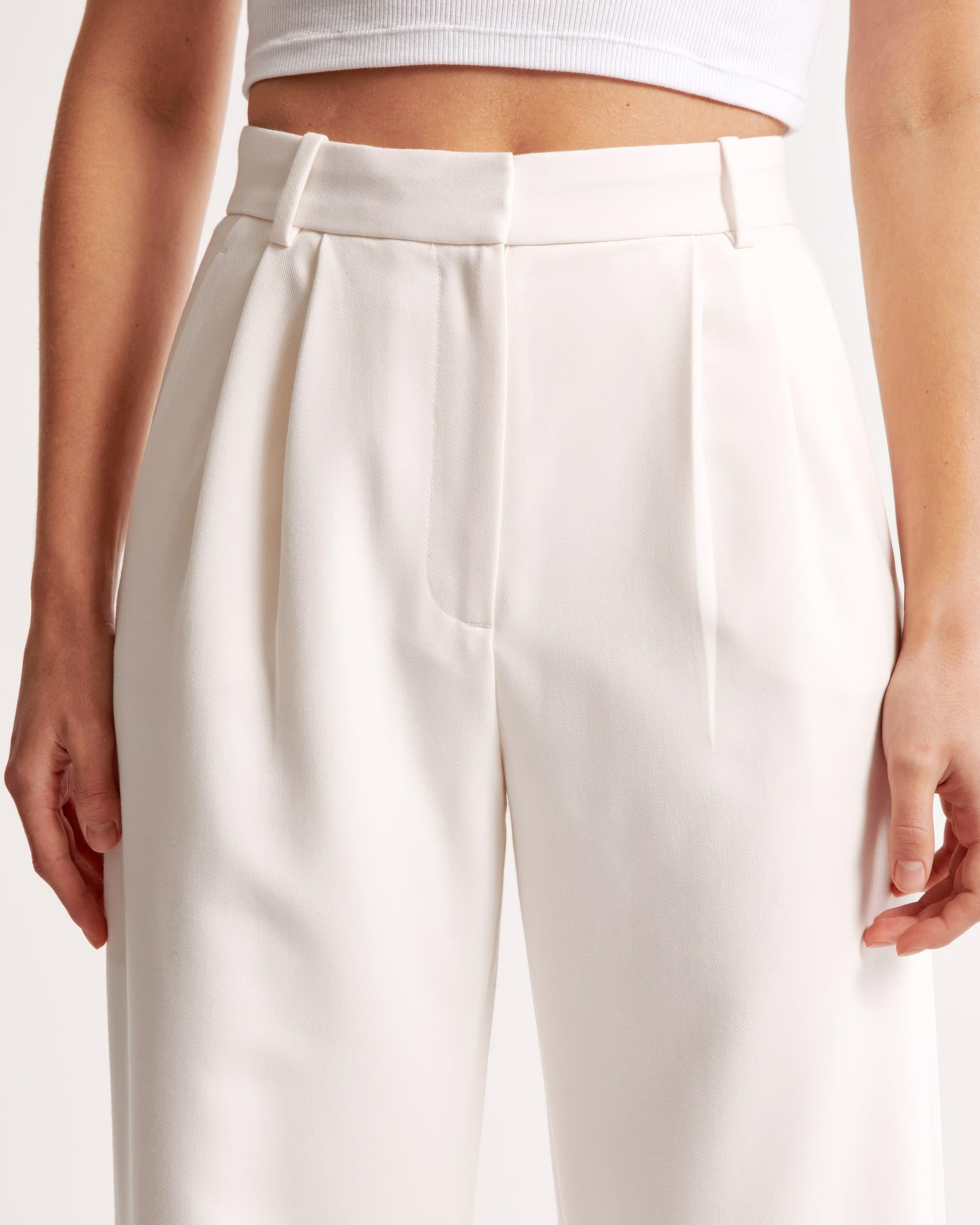 Zara | High Waist Pleated Leg Trousers with Tailored Fit - Image 13