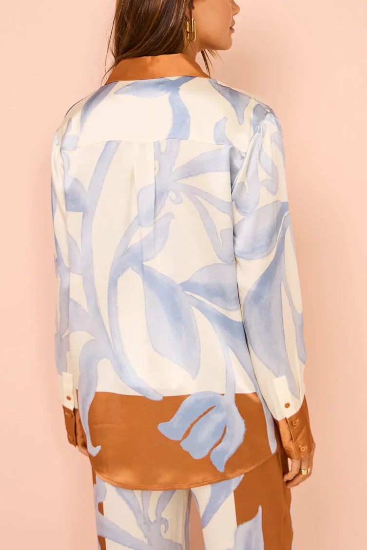 Pigiama di lusso con stampa floreale