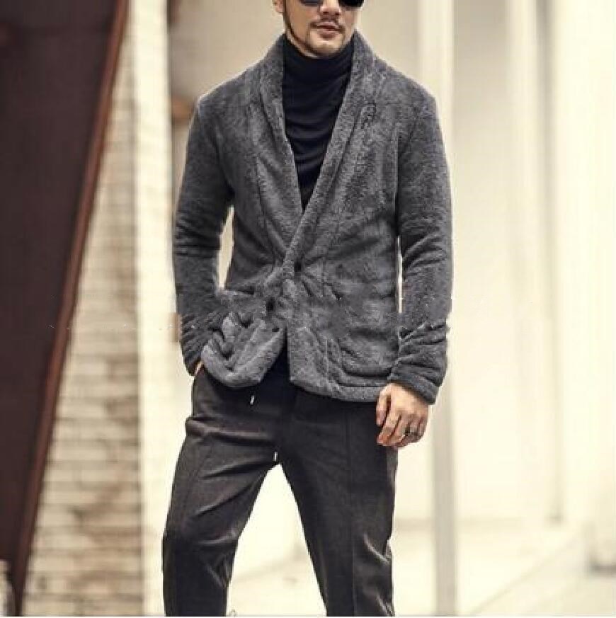 Men's plush plush jacket by http://Lolyshop.shop
