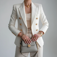 Blazer | Classico doppiopetto con bottoni oro | Tutto l'anno