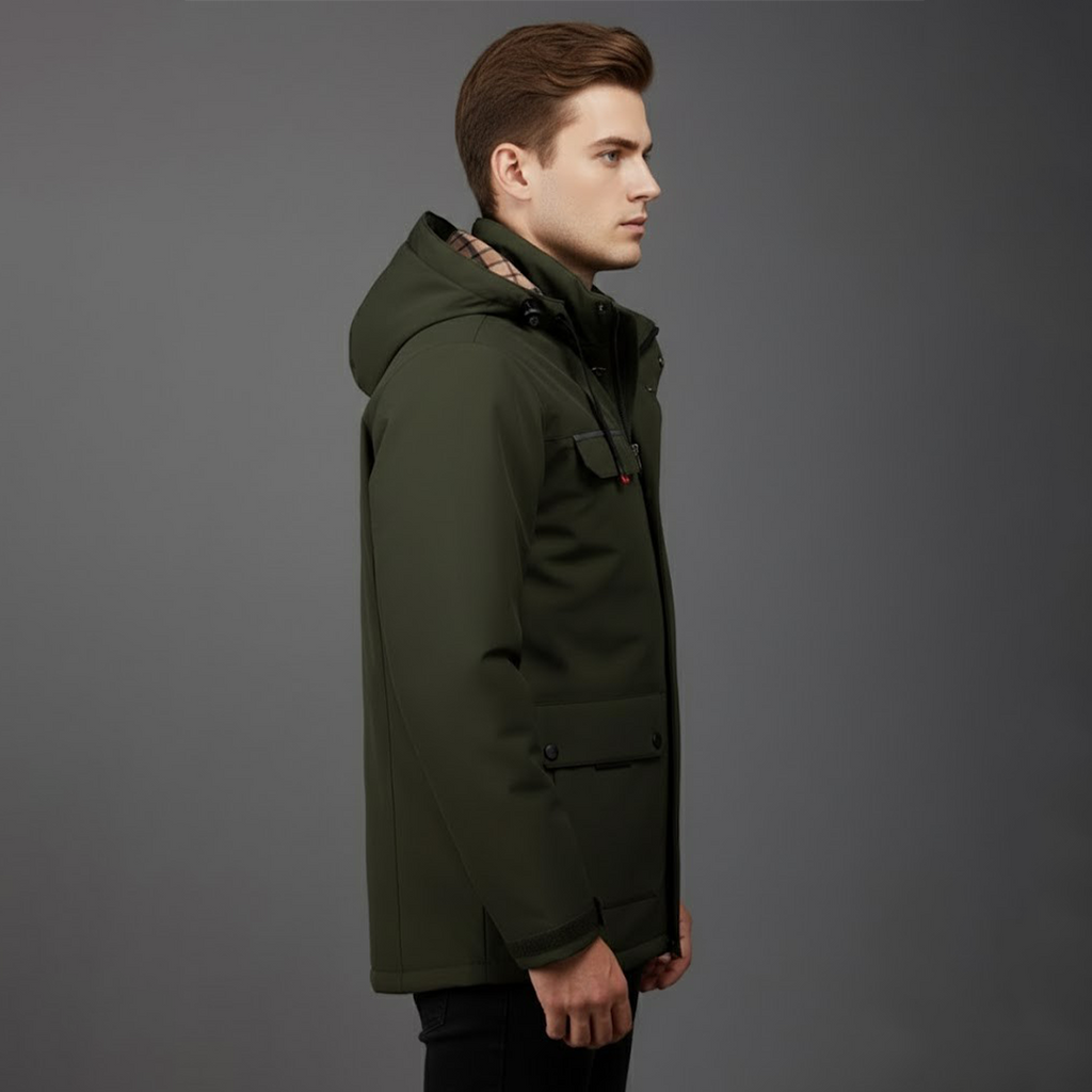 Mark Giacca con Cappuccio | Stile Utilitario | Outdoor