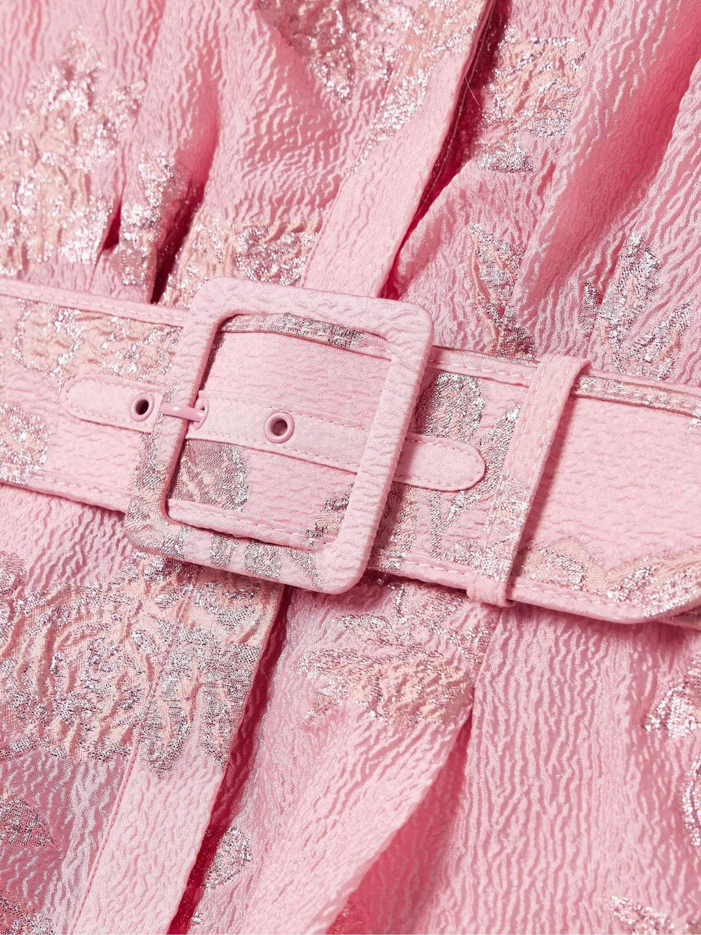 Penny | Elegant Floral Maxi Dress with Belt - Image 4