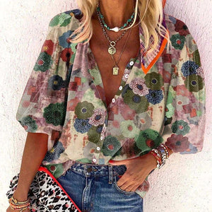Blusa Donna Floreale – Abbottonata Maniche Lunghe-83308-dde61c49-4233-4f3a-9d7a-7c7408dfabd6