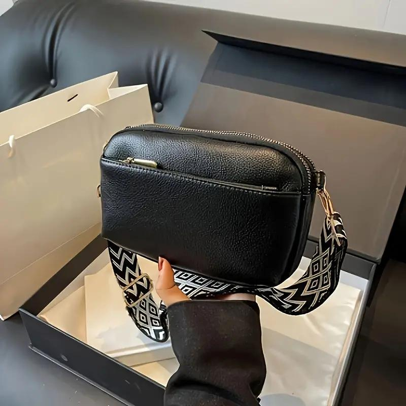 Borsa a tracolla geometrica