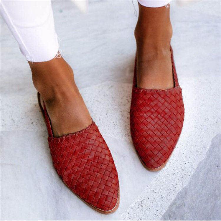 Scarpe Slingback Woven Chic