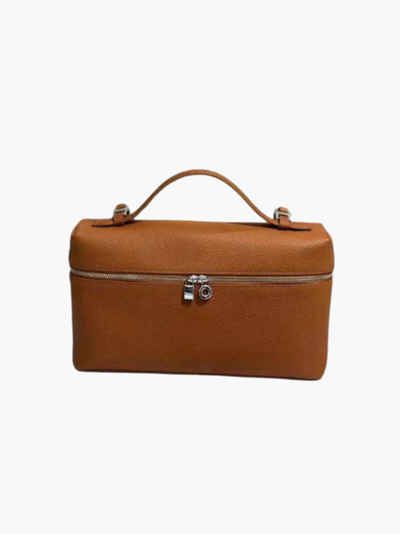 Borsa strutturata con dettagli minimali