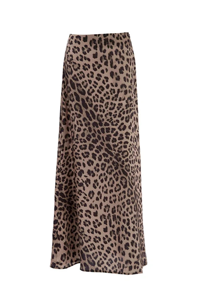 Gonna Maxi Stampa Animalier Chic