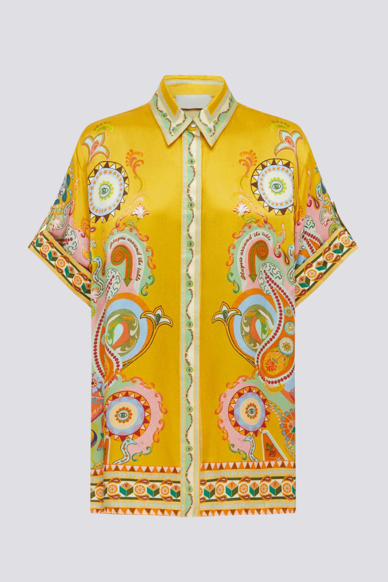 Completo Palazzo Stampa Cachemire di