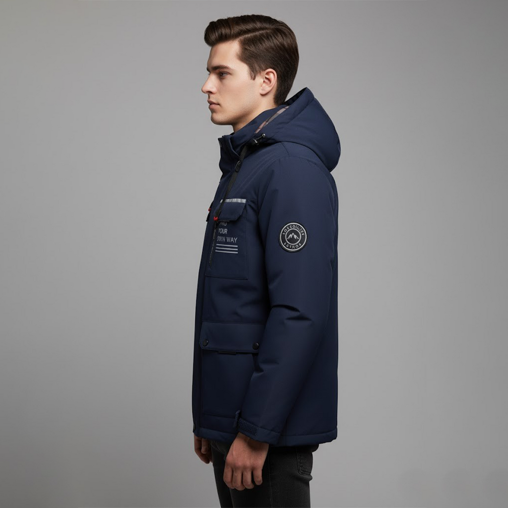 Mark Giacca con Cappuccio | Stile Utilitario | Outdoor