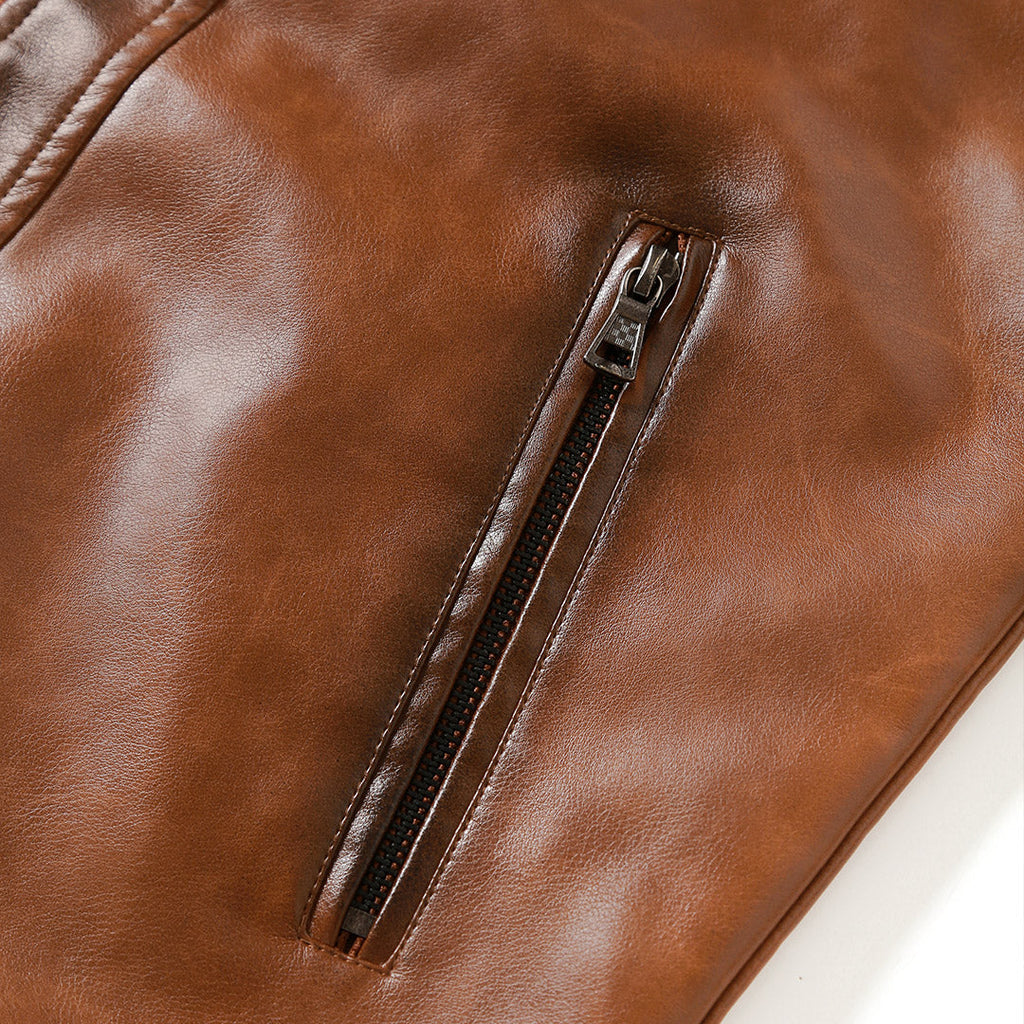 Luke Giacca Biker Stile Audace Ecopelle Versatile Autunno