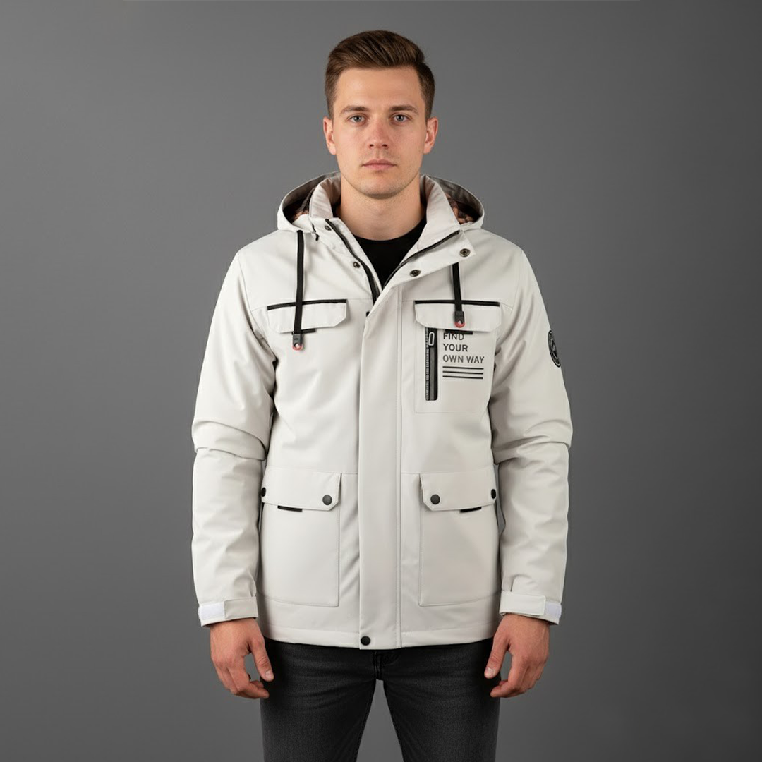 Mark Giacca con Cappuccio | Stile Utilitario | Outdoor