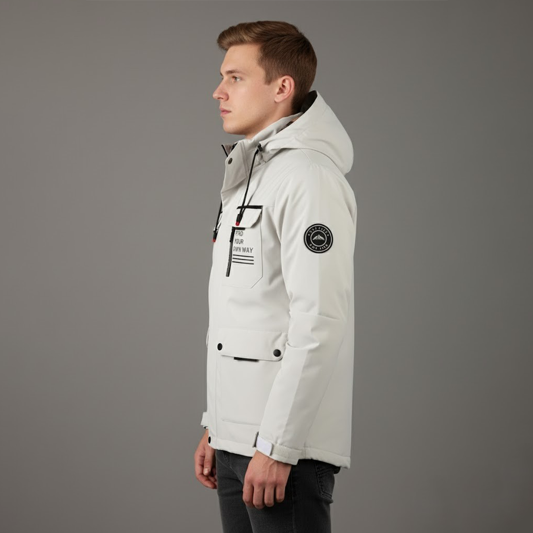 Mark Giacca con Cappuccio | Stile Utilitario | Outdoor